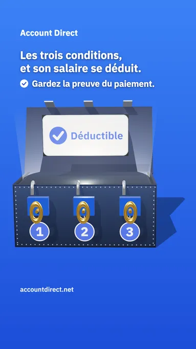 Votre enfant travaille pour vous: son salaire se déduit-il?