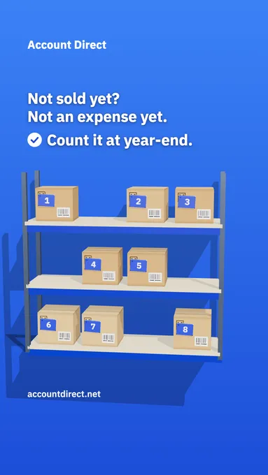 Bought stock this year? Is it all an expense?