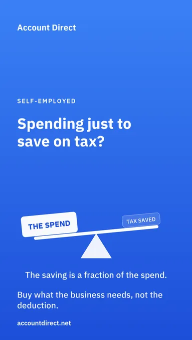 Does a write-off make a business purchase free?