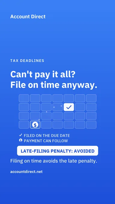 Can't pay your tax balance? Why you should file on time anyway