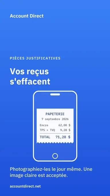 Un reçu pâli prouve-t-il encore une dépense?