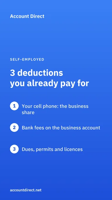 Can I deduct my cell phone if I am self-employed?